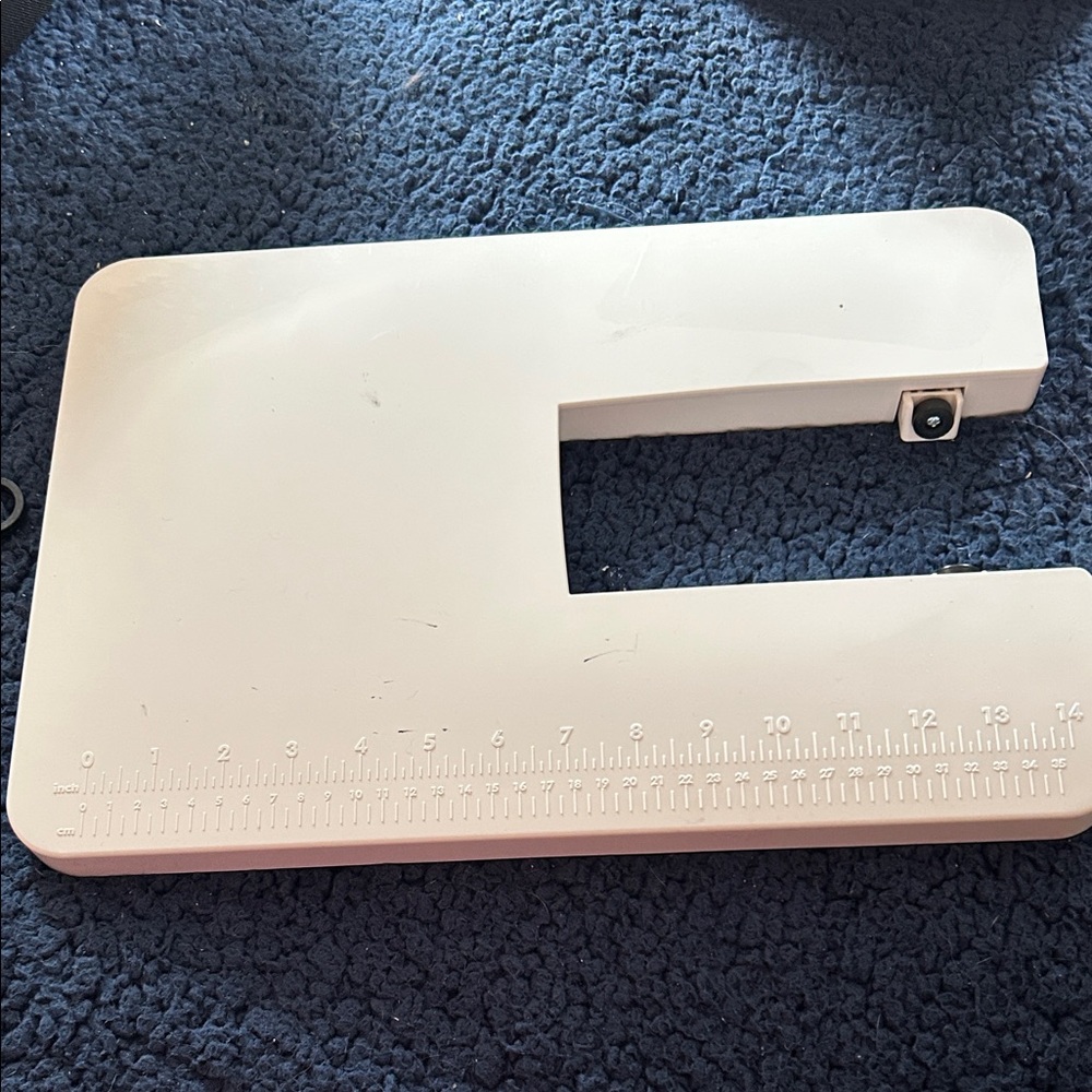 White Sewing Machine Extension Table for Janome